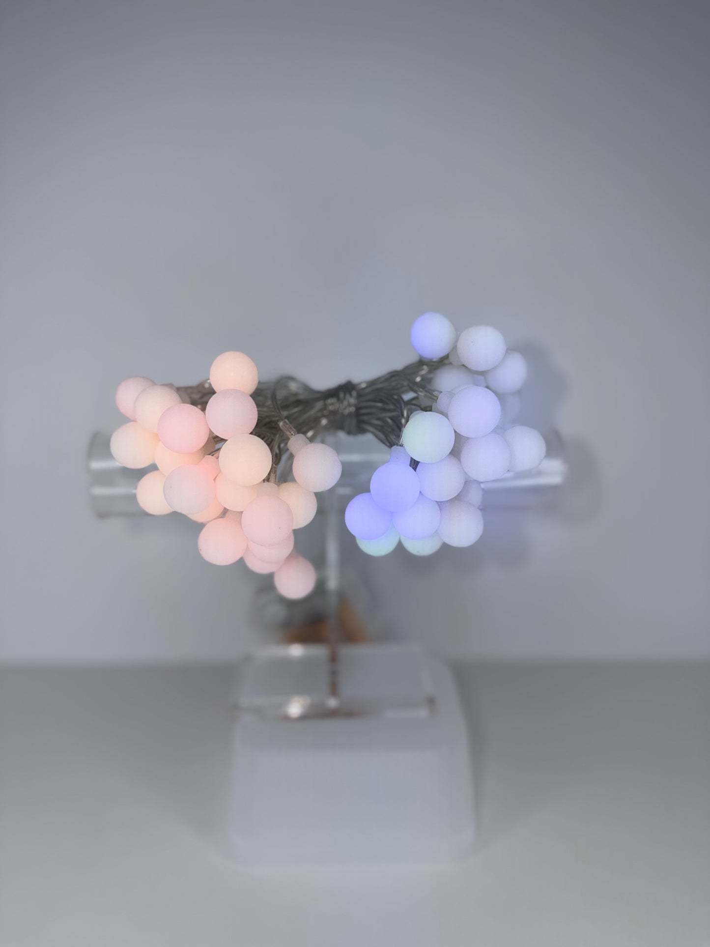 String of White Globe Lights - Multicolor