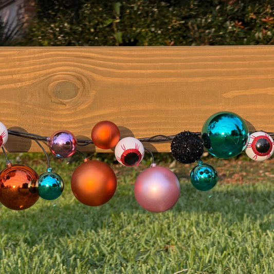 Multicolor Eyeball Garland - 6 ft