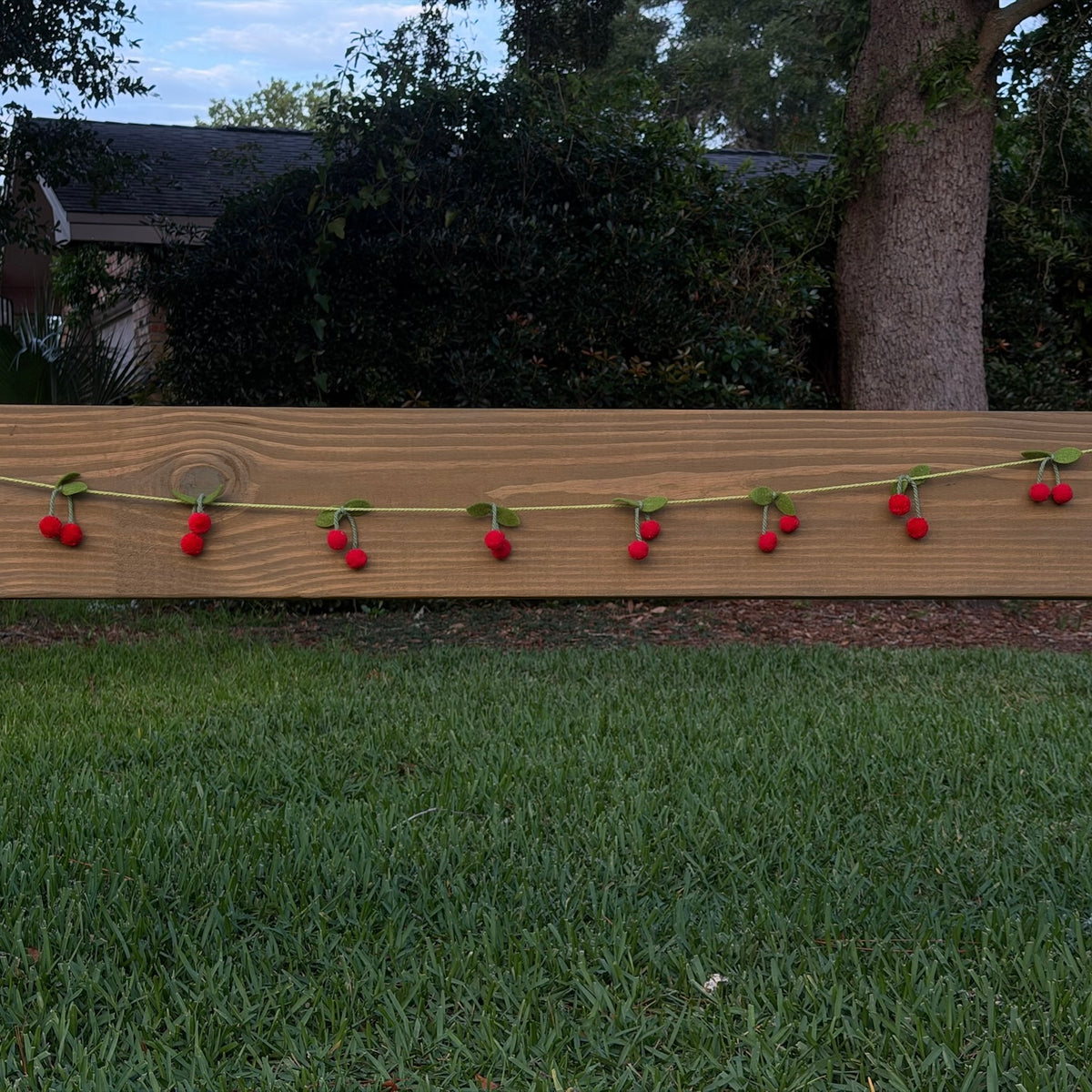 Cherry Garland - 6 ft