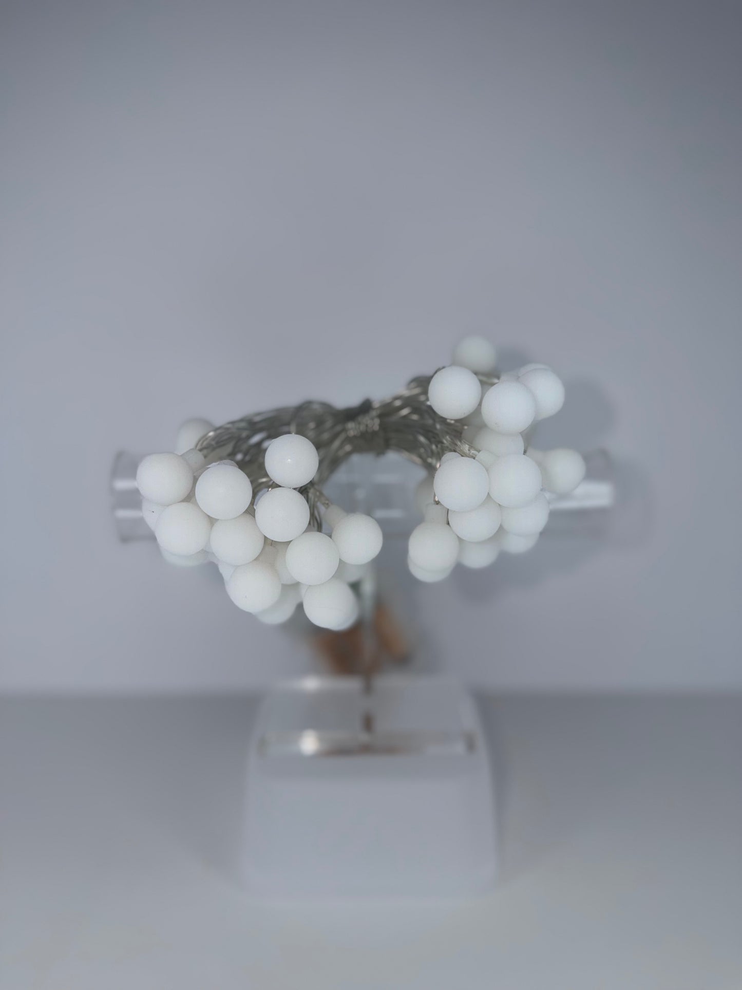 String of White Globe Lights - Multicolor