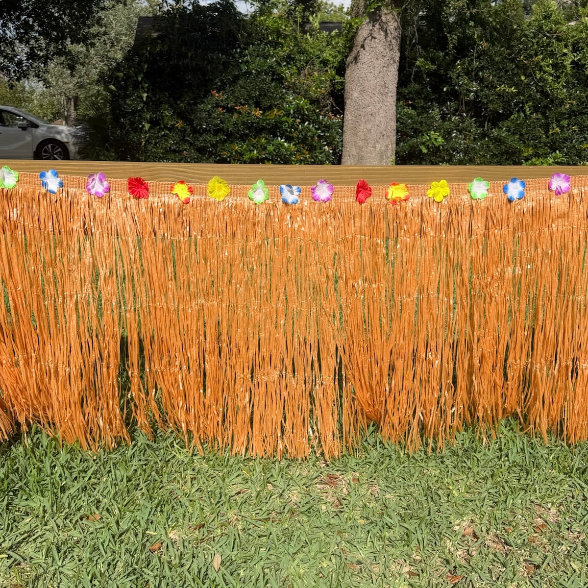 Luau Skirt - 9 ft x 29 in drop