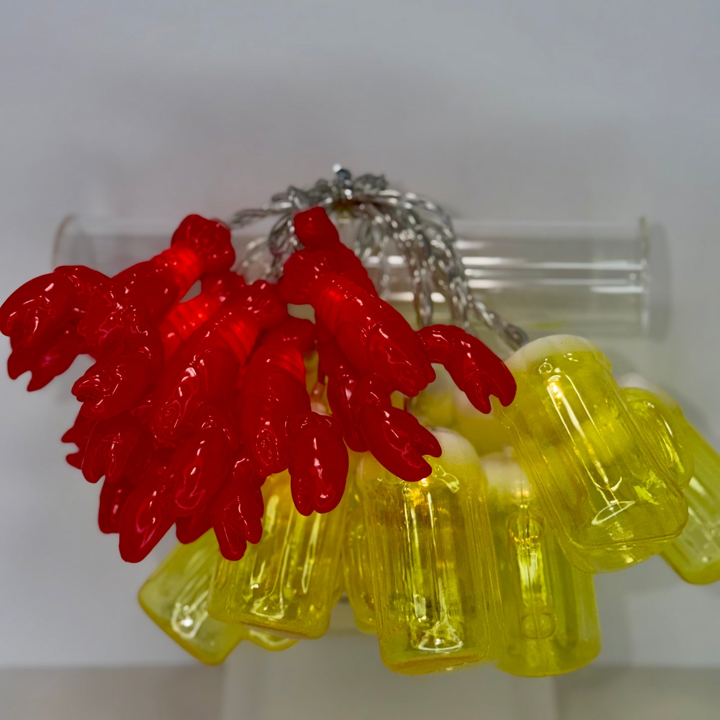String of Lobsters and Beer Lights