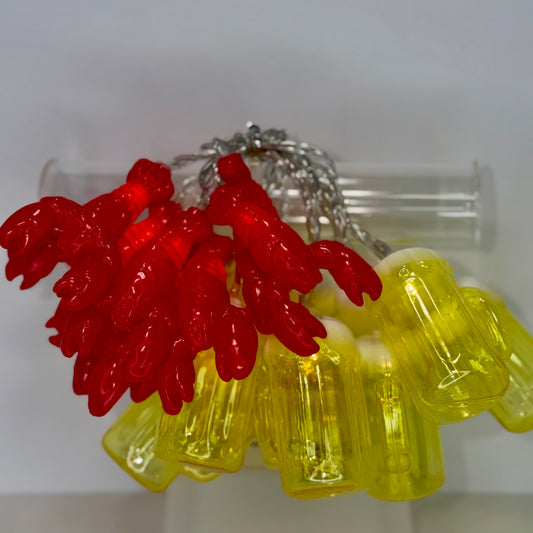 String of Lobsters and Beer Lights