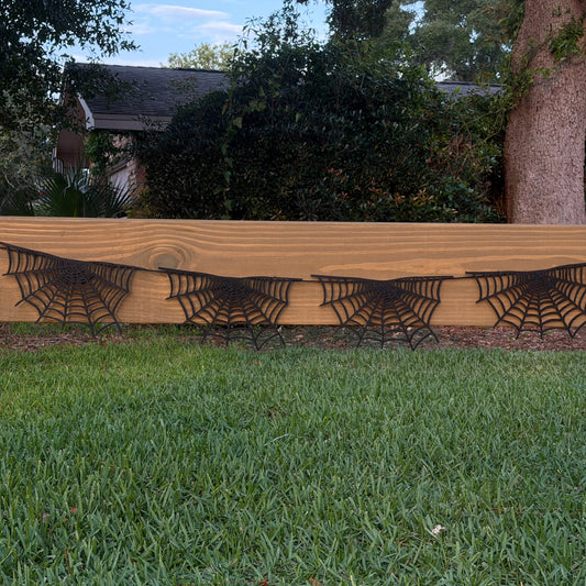 Black Spiderweb Garland - 6 ft