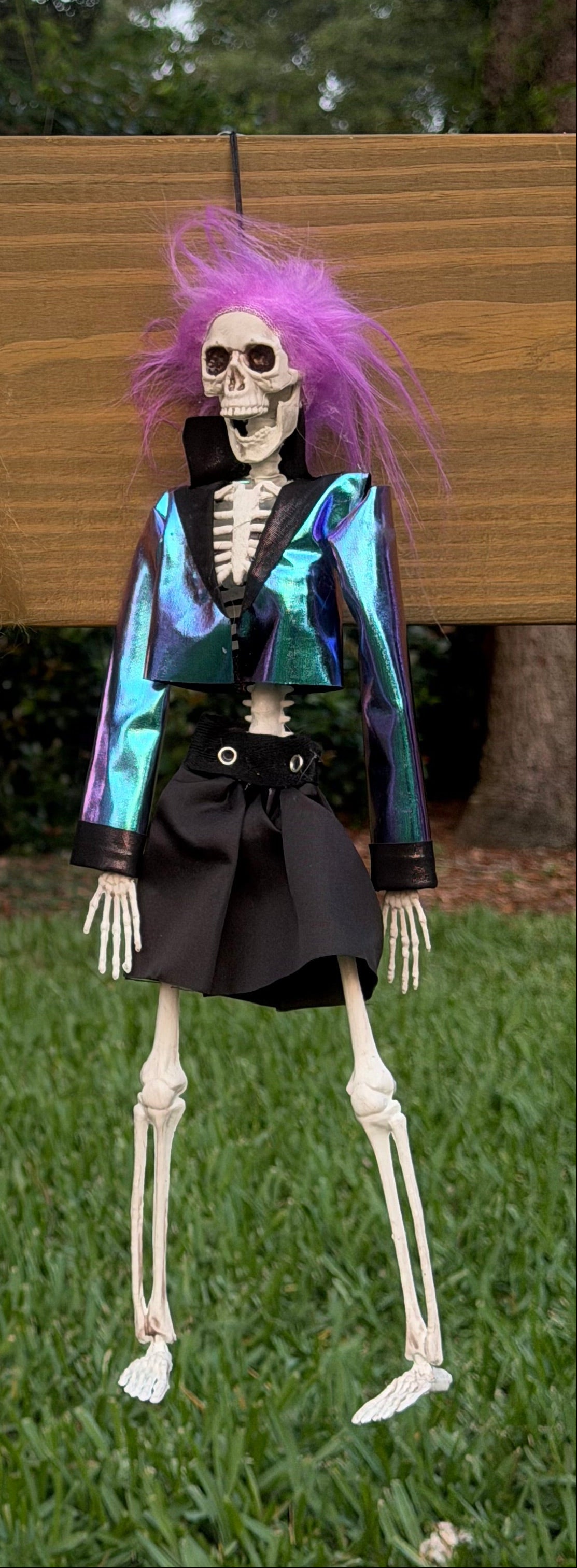Punk rock, skeleton, and kilt