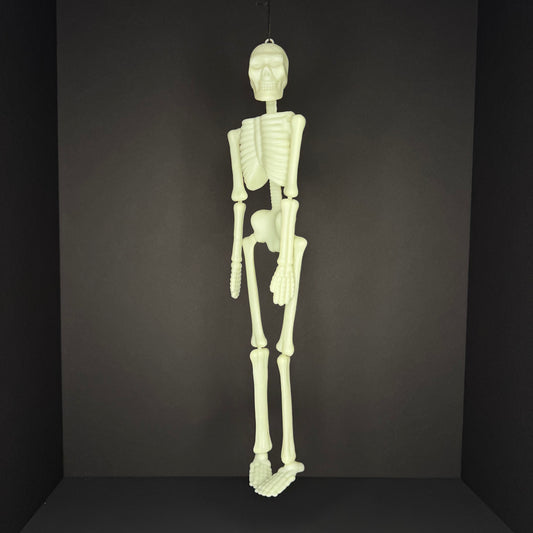 18 inch glow in the dark movable skeleton