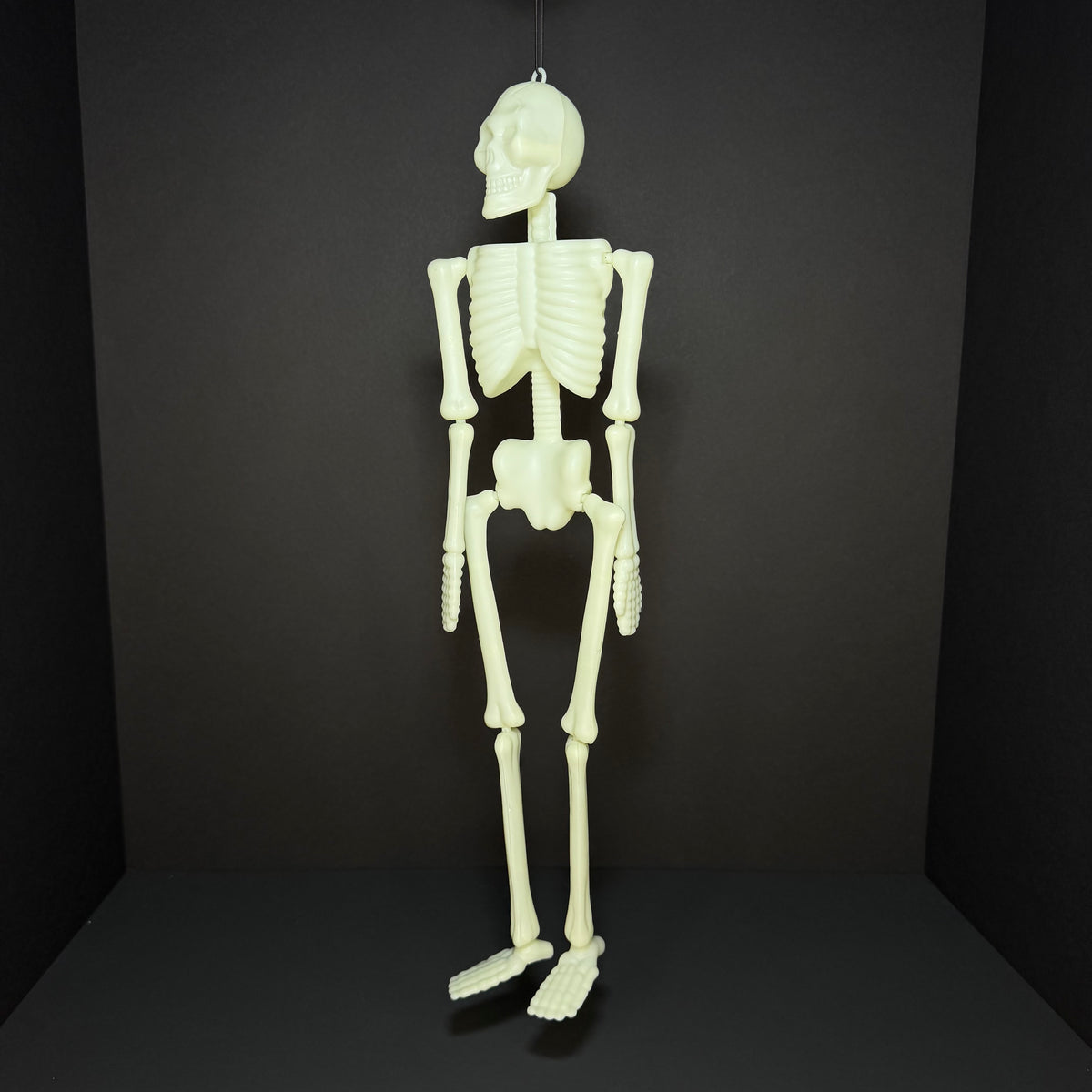 18 inch glow in the dark movable joint skeleton