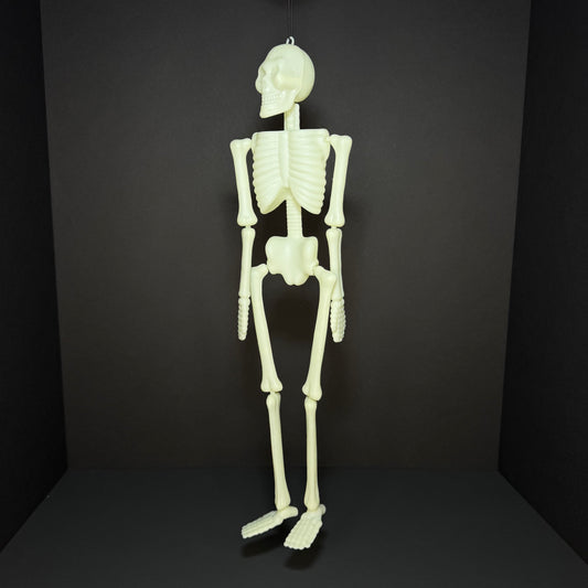 18 inch glow in the dark movable joint skeleton
