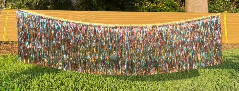 Bougie Fringe Garland - Multicolor | 4 ft x 12 in drop