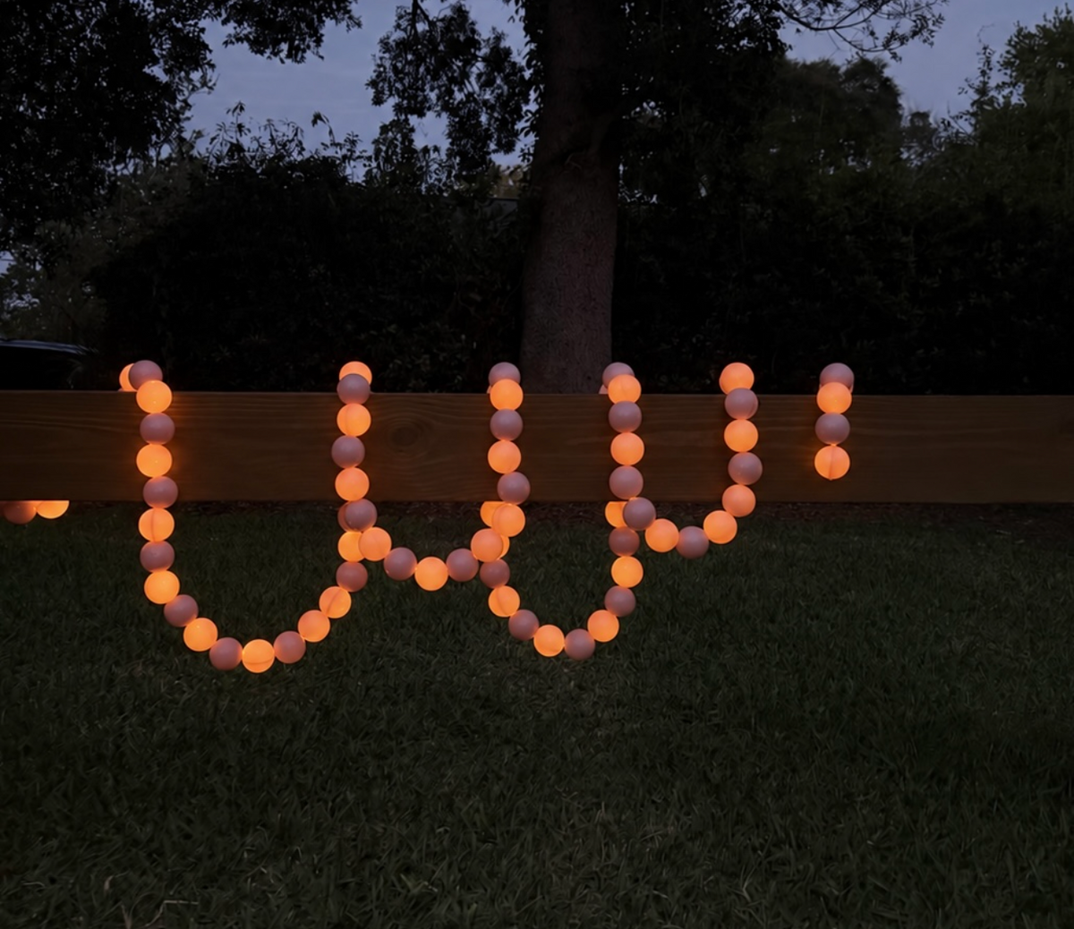 Giant string of light up Pearls 