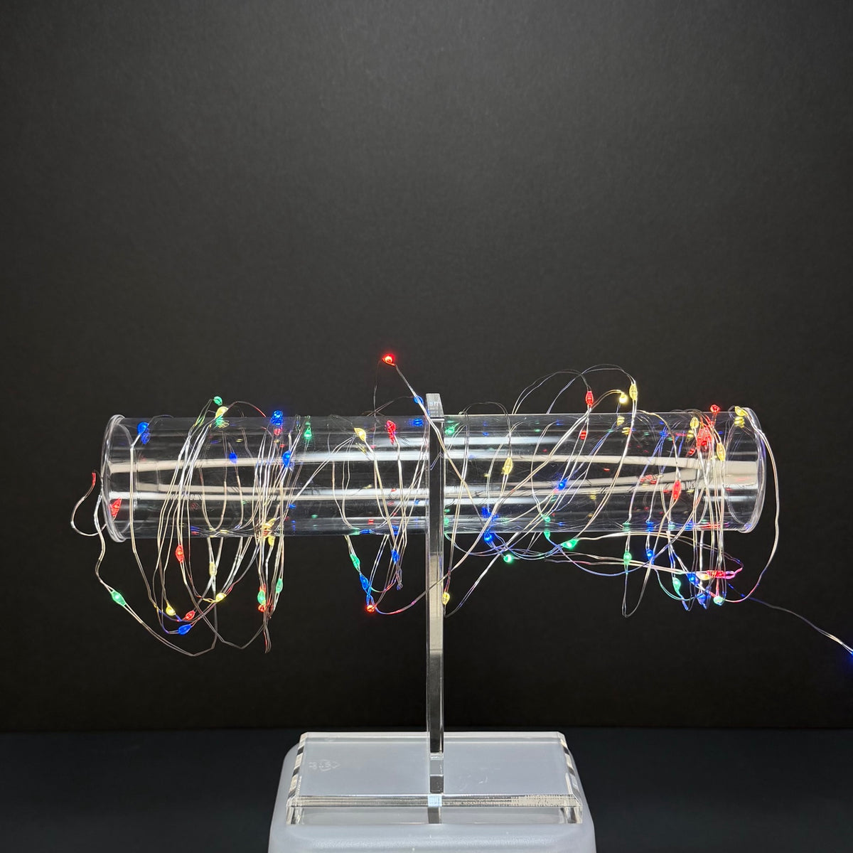 Representative display of multicolor fairy lights; actual product appearance may vary